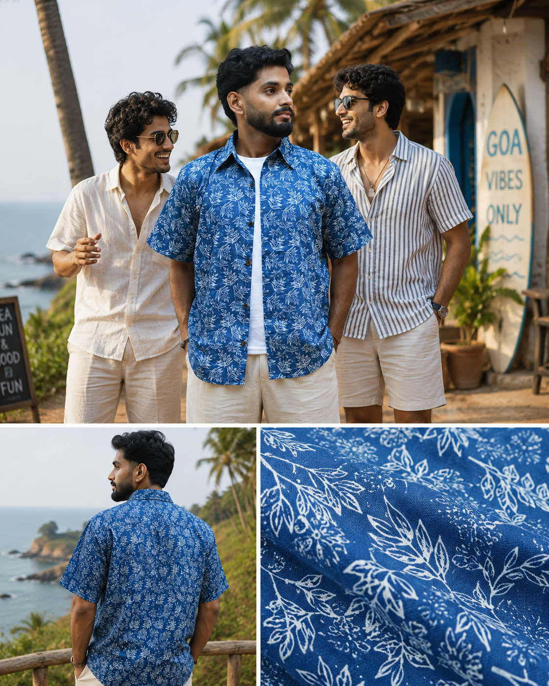 MEN'S HALF SLEEVES SHIRT (ETHNIC)